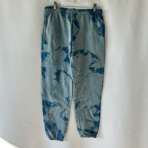 PrettyLittleThing Blue Tie Dye Printed Sweatpants Size 4